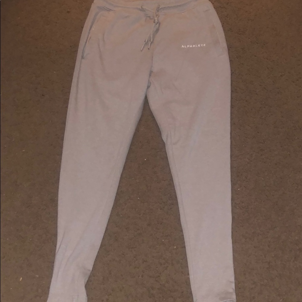 Alphalete regular tan cotton joggers